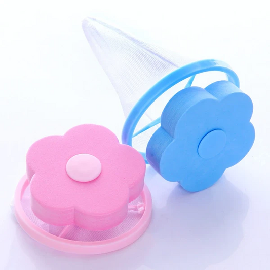 Floating laundry pet hair catcher 2-pack